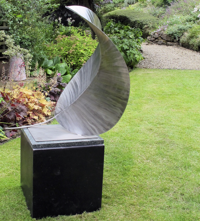 A Fallen Leaf Sculpture by Ian Marlow